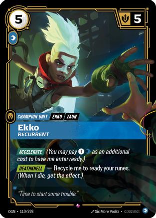 (110/298) Ekko - Recurrent - Origins Foil