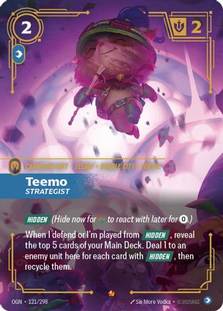 (121/298) Teemo - Strategist - Origins Foil