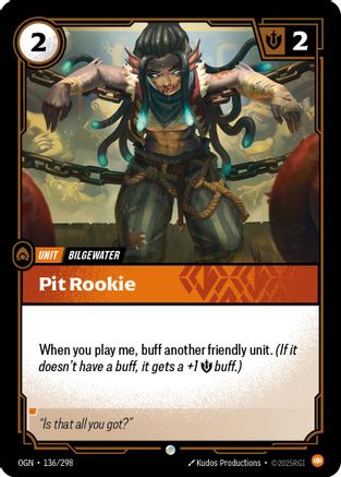 (136/298) Pit Rookie - Origins Foil