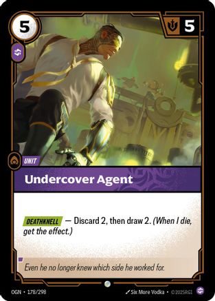 (178/298) Undercover Agent - Origins Foil