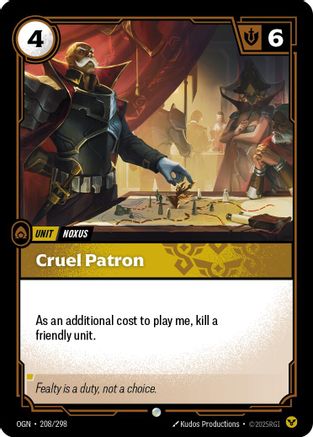 (208/298) Cruel Patron - Origins