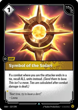 (227/298) Symbol of the Solari - Origins