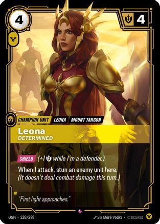 (238/298) Leona - Determined - Origins Foil