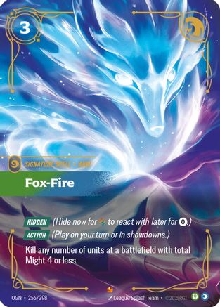 (256/298) Fox-Fire - Origins Foil