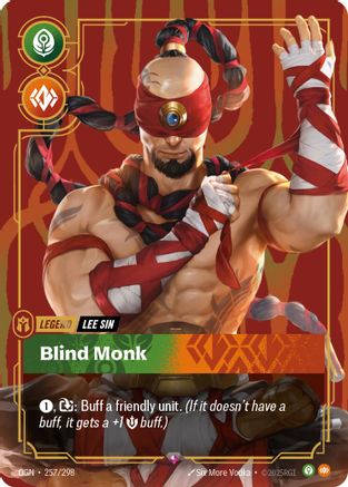 (257/298) Lee Sin - Blind Monk - Origins Foil