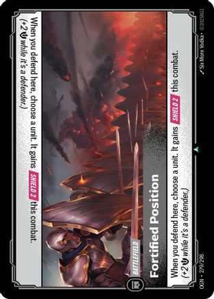 (279/298) Fortified Position - Origins Foil