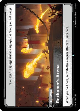 (286/298) Reckoner's Arena - Origins Foil