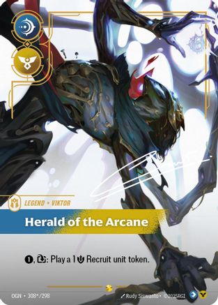 (308*/298) Viktor - Herald of the Arcane (Signature) - Origins Foil