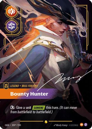 (309*/298) Miss Fortune - Bounty Hunter (Signature) - Origins Foil