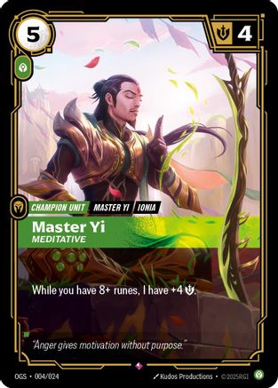 (004/024) Master Yi - Meditative - Origins Proving Grounds