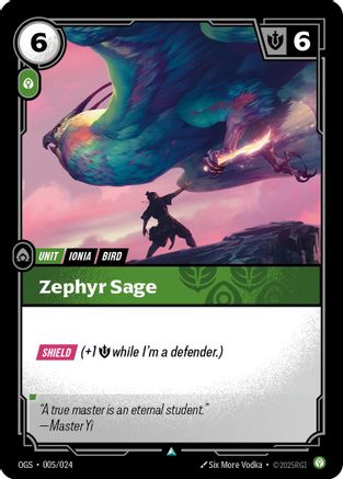 (005/024) Zephyr Sage - Origins Proving Grounds