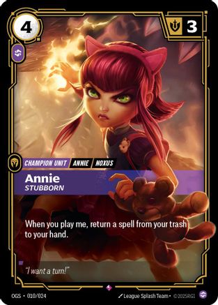 (010/024) Annie - Stubborn - Origins Proving Grounds