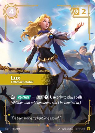(014/024) Lux - Crownguard - Origins Proving Grounds