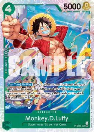 (PRB02-005) Monkey.D.Luffy - Premium Booster -The Best- Vol. 2 Foil