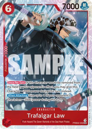 (PRB02-002) Trafalgar Law - Premium Booster -The Best- Vol. 2 Foil