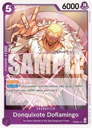 (PRB02-011) Donquixote Doflamingo - Premium Booster -The Best- Vol. 2 Foil