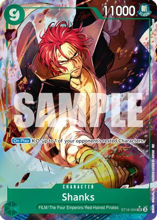 (ST16-004) Shanks - ST16-004 (Alternate Art) - Premium Booster -The Best- Vol. 2 Foil