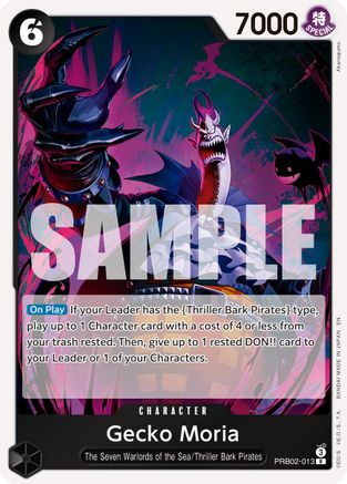 (PRB02-013) Gecko Moria - Premium Booster -The Best- Vol. 2 Foil