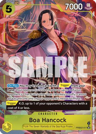 (PRB02-017) Boa Hancock (Alternate Art) - Premium Booster -The Best- Vol. 2 Foil
