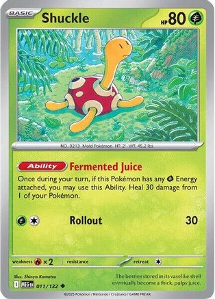 Shuckle (11/132) - ME01 Mega Evolution - Uncommon