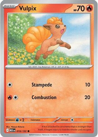 Vulpix (19/132) - ME01 Mega Evolution - Common