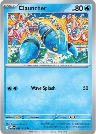 Clauncher (37/132) - ME01 Mega Evolution - Common