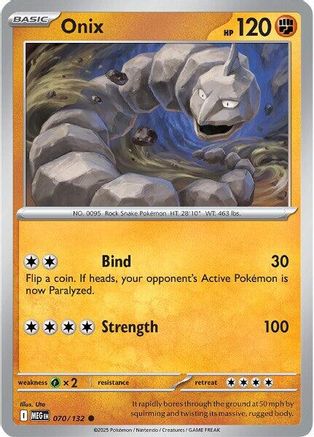 Onix (70/132) - ME01 Mega Evolution - Common