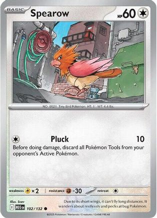 Spearow (102/132) - ME01 Mega Evolution - Common