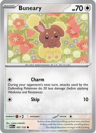 Buneary (107/132) - ME01 Mega Evolution - Common