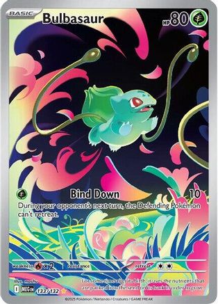 Bulbasaur (133/132) - ME01 Mega Evolution Holofoil - Illustration Rare