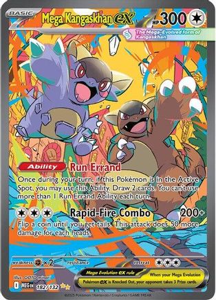 Mega Kangaskhan ex (182/132) - ME01 Mega Evolution Holofoil - Special Illustration Rare