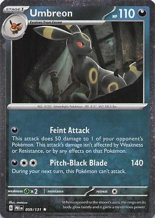 Umbreon (Cosmos Holo) (59) - Miscellaneous Cards & Products Holofoil - Rare