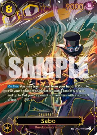 (OP07-118) Sabo - OP07-118 (SP) - Carrying On His Will Foil
