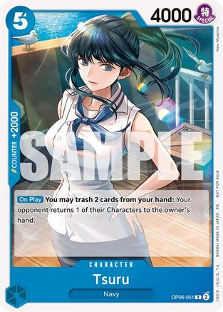 (OP06-051) Tsuru (Tournament Pack 2025 Vol. 4) - One Piece Promotion Cards Normal