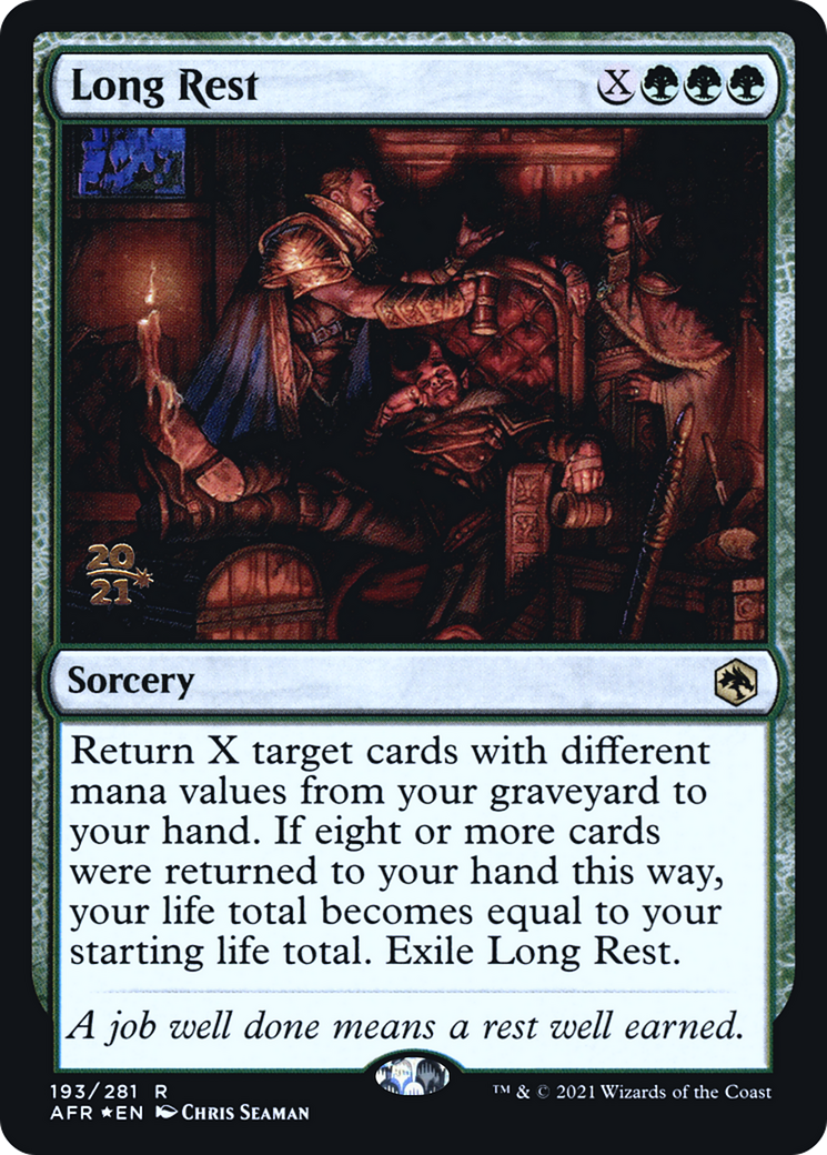 Long Rest (PRE-193S) - Adventures in the Forgotten Realms Promos (Prerelease) Foil