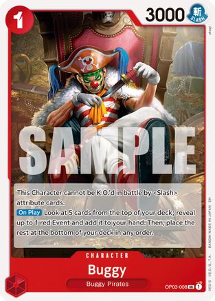 (OP03-008) Buggy - OP03-008 (Reprint) - Premium Booster -The Best- Vol. 2 - Normal