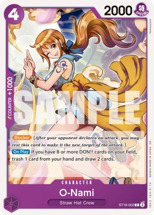 (ST18-002) O-Nami (Reprint) - Premium Booster -The Best- Vol. 2 - Normal