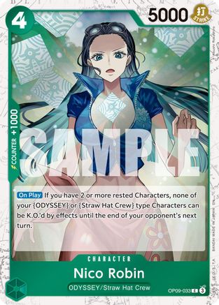 (OP09-033) Nico Robin - OP09-033 (Pirate Foil) - Premium Booster -The Best- Vol. 2 Foil