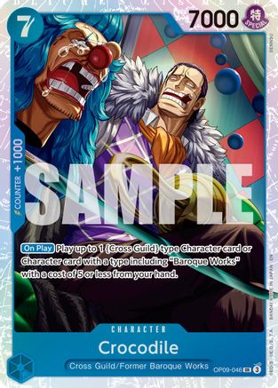 (OP09-046) Crocodile - OP09-046 (Reprint) - Premium Booster -The Best- Vol. 2 - Foil