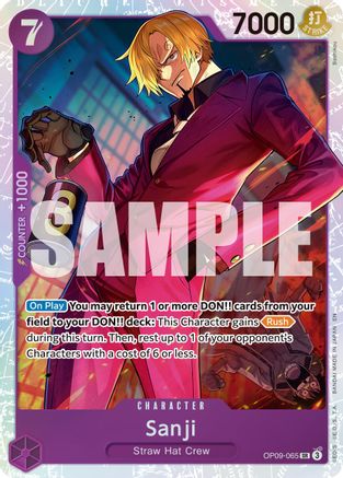 (OP09-065) Sanji - OP09-065 (Reprint) - Premium Booster -The Best- Vol. 2 - Foil
