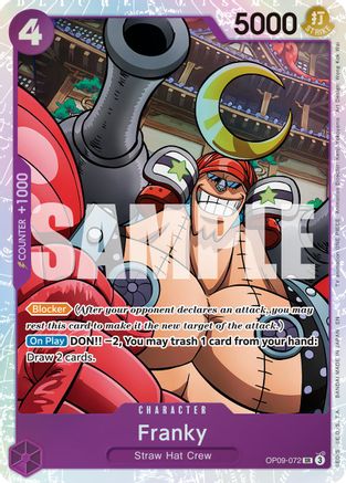 (OP09-072) Franky - OP09-072 (Reprint) - Premium Booster -The Best- Vol. 2 - Foil