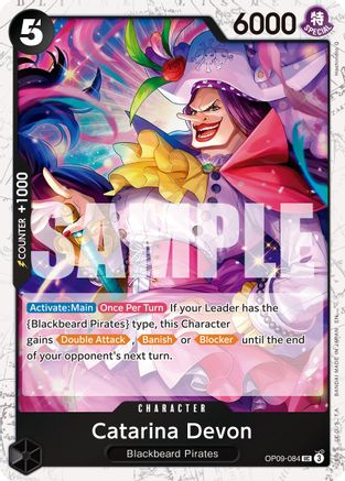 (OP09-084) Catarina Devon (Pirate Foil) - Premium Booster -The Best- Vol. 2 Foil