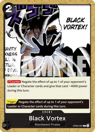(OP09-097) Black Vortex (Reprint) - Premium Booster -The Best- Vol. 2 - Normal