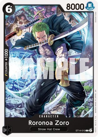 (ST14-013) Roronoa Zoro - ST14-013 (Reprint) - Premium Booster -The Best- Vol. 2 - Normal