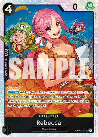 (OP05-091) Rebecca (Reprint) - Premium Booster -The Best- Vol. 2 - Foil