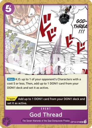 (OP10-079) God Thread (Reprint) - Premium Booster -The Best- Vol. 2 - Normal
