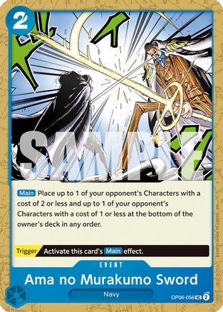 (OP06-056) Ama no Murakumo Sword (Reprint) - Premium Booster -The Best- Vol. 2 - Normal