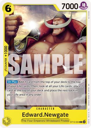(ST13-004) Edward.Newgate - ST13-004 (Reprint) - Premium Booster -The Best- Vol. 2 Normal