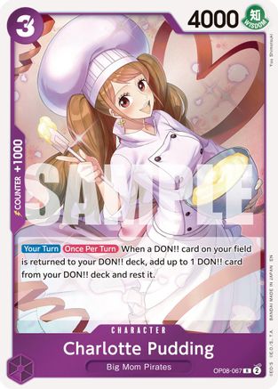 (OP08-067) Charlotte Pudding - OP08-067 (Reprint) - Premium Booster -The Best- Vol. 2 - Foil