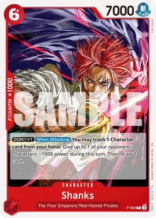 (P-083) Shanks - P-083 (Reprint) - Premium Booster -The Best- Vol. 2 Normal